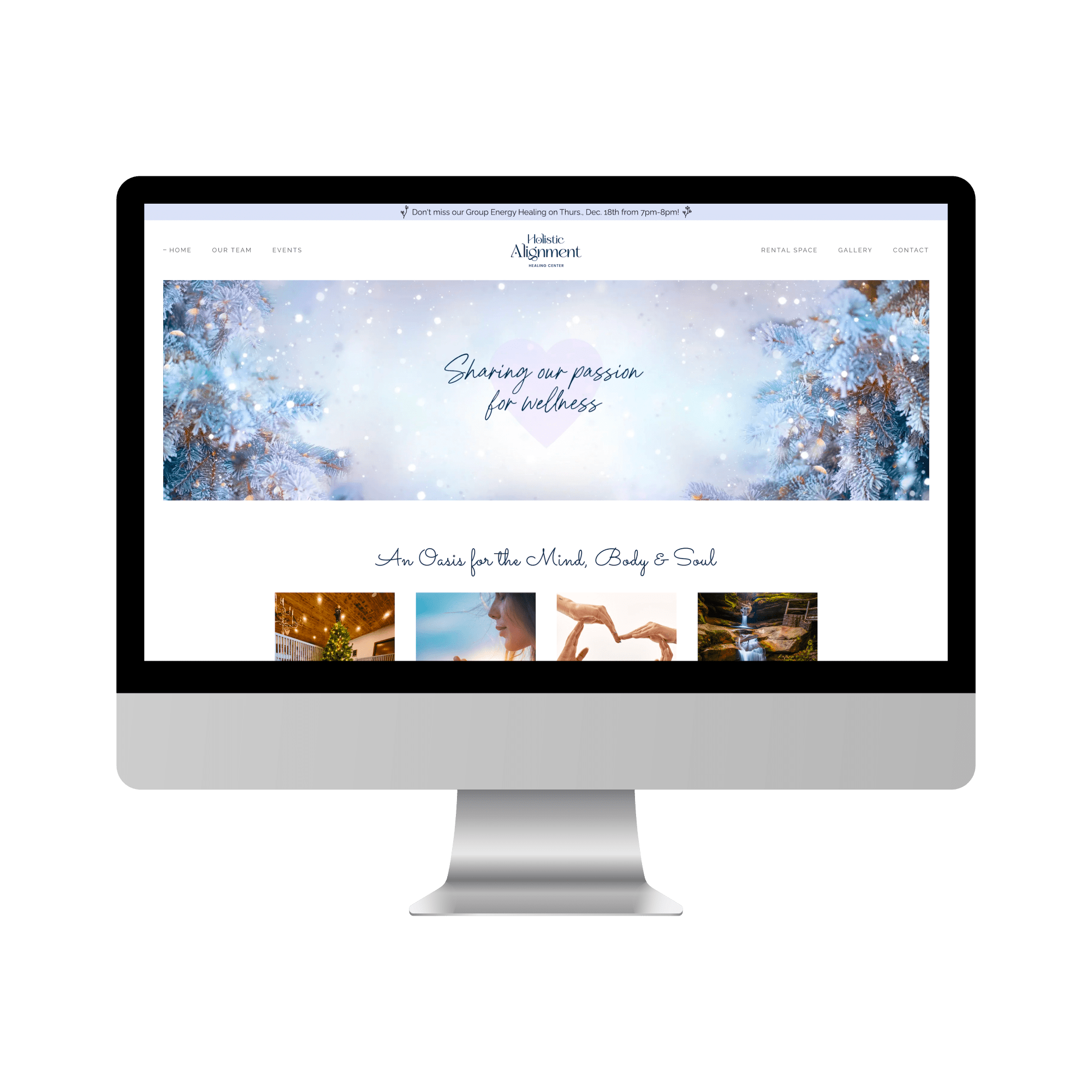 Holistic Alignment Healing Center Website